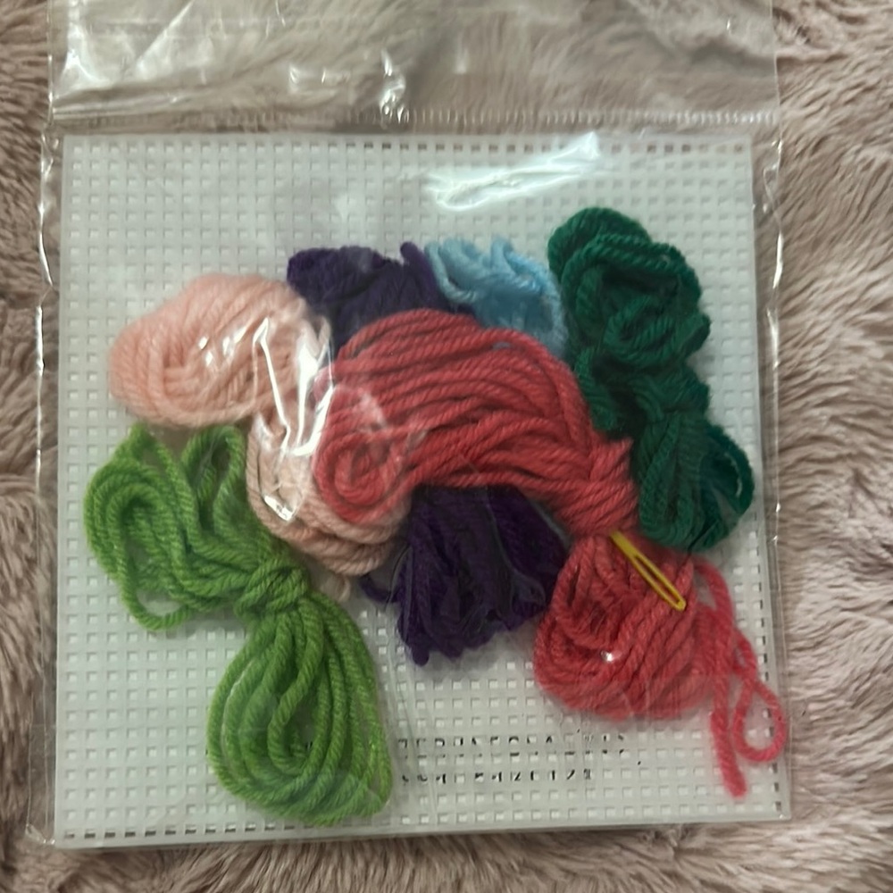 Colorful Heart Cross Stitch Pattern - Picture 2 of 2